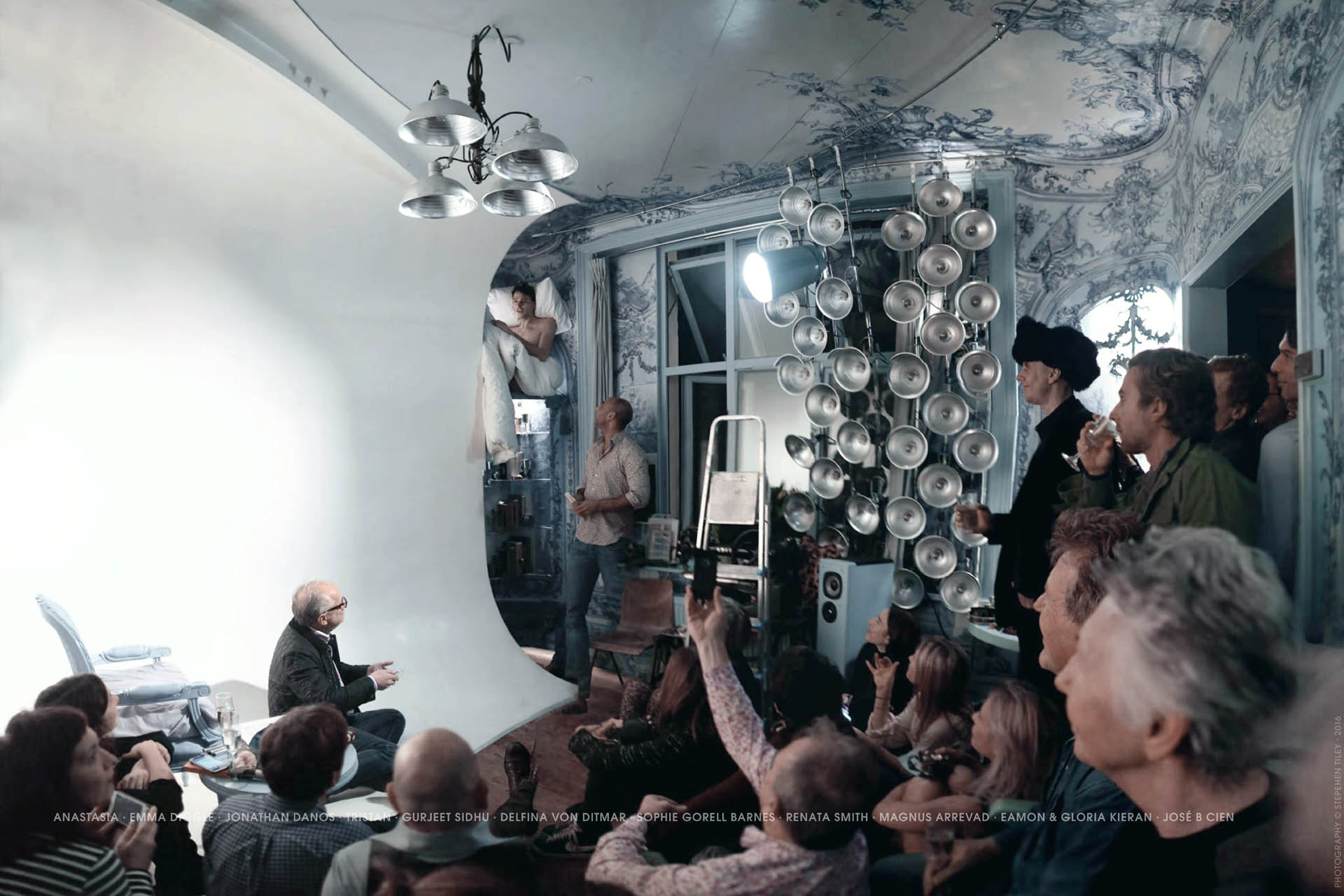 THE DECAY OF LYING by OSCAR WILDE. Reading. January 2016. Anastasia, Emma Diggle, Jonathan Danos, Tristan V Christann, Gurjeet Sidhu, Delfina Von Ditmar, Sophie Gorell Barnes, Renata Smith, Magnus Arrevad, Eamon and Gloria Kieran, Jose B Cien